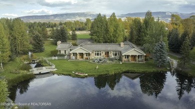 Beautifully renovated estate home and guesthouse with Teton on Jackson Hole Golf and Tennis Club in Wyoming - for sale on GolfHomes.com, golf home, golf lot