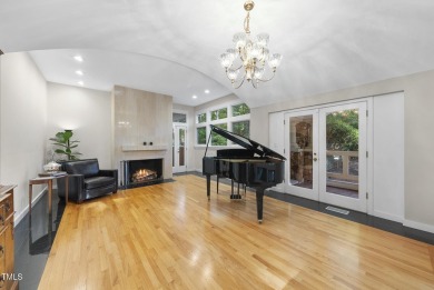 Tucked into the quiet elegance of Treyburn, this NC Modernist on Treyburn Country Club in North Carolina - for sale on GolfHomes.com, golf home, golf lot