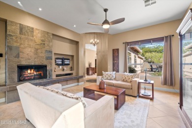 Catalina Mountain views from this gorgeous Verona model Villa on Saddlebrooke Golf Course in Arizona - for sale on GolfHomes.com, golf home, golf lot