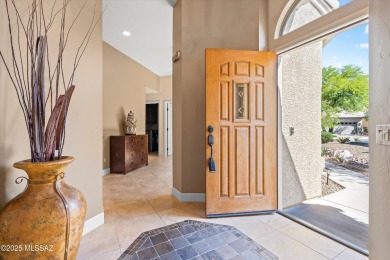 Catalina Mountain views from this gorgeous Verona model Villa on Saddlebrooke Golf Course in Arizona - for sale on GolfHomes.com, golf home, golf lot