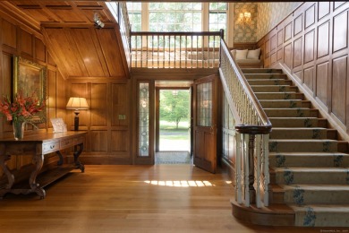 Discover an extraordinary private estate on 9 acres of on Country Club of Farmington in Connecticut - for sale on GolfHomes.com, golf home, golf lot