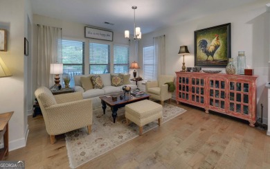 DUNWOODY Model  Covered front porch with brick elevation.  This on Chateau Elan Golf Club  in Georgia - for sale on GolfHomes.com, golf home, golf lot