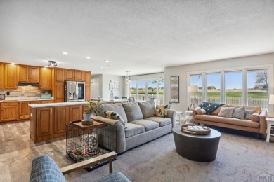 This beautifully updated rancher is a true gem--backing right up on Desert Hawk At Pueblo West in Colorado - for sale on GolfHomes.com, golf home, golf lot