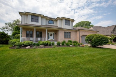 Located in the desirable Sand Creek community, this stunning on Sand Creek Golf and Country Club  in Indiana - for sale on GolfHomes.com, golf home, golf lot