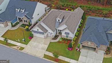 DUNWOODY Model  Covered front porch with brick elevation.  This on Chateau Elan Golf Club  in Georgia - for sale on GolfHomes.com, golf home, golf lot