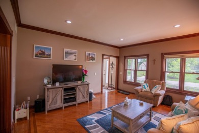 Located in the desirable Sand Creek community, this stunning on Sand Creek Golf and Country Club  in Indiana - for sale on GolfHomes.com, golf home, golf lot