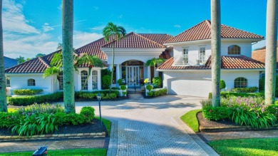 Lovely 5-bedroom + office home with southern exposure, located on St. Andrews Country Club of Boca Raton in Florida - for sale on GolfHomes.com, golf home, golf lot