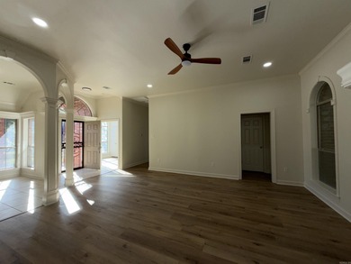 Updated one level 4 bed 2 bath on the golf course! 3 car garage on The Country Club of Arkansas in Arkansas - for sale on GolfHomes.com, golf home, golf lot