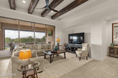 This Bacara model is a perfect balance of luxury and on Saddlebrooke Ranch Golf Club in Arizona - for sale on GolfHomes.com, golf home, golf lot