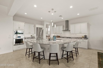 This Bacara model is a perfect balance of luxury and on Saddlebrooke Ranch Golf Club in Arizona - for sale on GolfHomes.com, golf home, golf lot