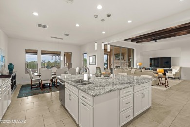 This Bacara model is a perfect balance of luxury and on Saddlebrooke Ranch Golf Club in Arizona - for sale on GolfHomes.com, golf home, golf lot