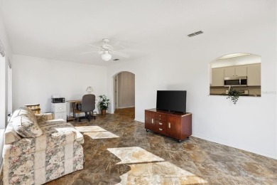 2/2 PLUS OFFICE , SOLAR PANELS. Furnished. Palm model in the on Eagle Ridge At Spruce Creek Country Club in Florida - for sale on GolfHomes.com, golf home, golf lot