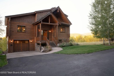 Beautifully designed, custom luxury log home at Teton Springs on Teton Springs Resort and Club in Idaho - for sale on GolfHomes.com, golf home, golf lot