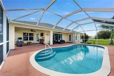 Lovely POOL home with a ROOF from 2023. Split floor plan, 3 on Burnt Store Golf Club in Florida - for sale on GolfHomes.com, golf home, golf lot