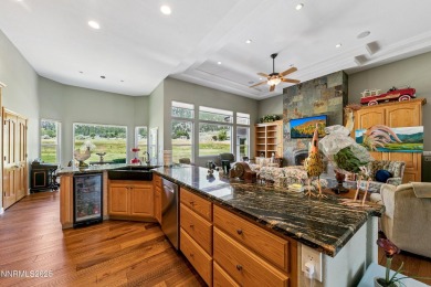 Custom single level home on Genoa's Lakes Golf Course, host of on Genoa Lakes Golf Club - Lakes Course in Nevada - for sale on GolfHomes.com, golf home, golf lot