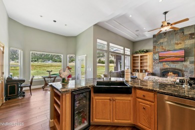 Custom single level home on Genoa's Lakes Golf Course, host of on Genoa Lakes Golf Club - Lakes Course in Nevada - for sale on GolfHomes.com, golf home, golf lot