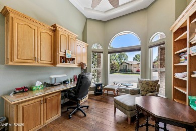 Custom single level home on Genoa's Lakes Golf Course, host of on Genoa Lakes Golf Club - Lakes Course in Nevada - for sale on GolfHomes.com, golf home, golf lot