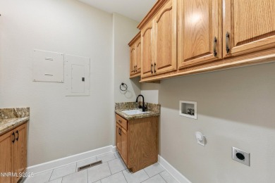 Custom single level home on Genoa's Lakes Golf Course, host of on Genoa Lakes Golf Club - Lakes Course in Nevada - for sale on GolfHomes.com, golf home, golf lot