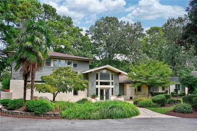 Sprawling transitional 5300 sqft home on just under an acre, set on Cavalier Golf and Yacht Club in Virginia - for sale on GolfHomes.com, golf home, golf lot