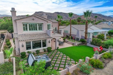 Experience luxury living in the prestigious guard-gated Red Rock on Red Rock Country Club in Nevada - for sale on GolfHomes.com, golf home, golf lot