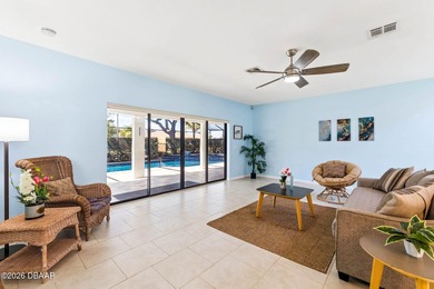 An aviation lifestyle awaits in this exceptional home located on Spruce Creek Golf Club in Florida - for sale on GolfHomes.com, golf home, golf lot