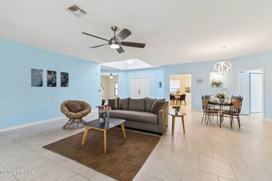 An aviation lifestyle awaits in this exceptional home located on Spruce Creek Golf Club in Florida - for sale on GolfHomes.com, golf home, golf lot