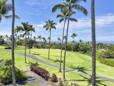 Experience wide ocean & golf course views and cool ocean breezes on Kona Country Club Golf Course in Hawaii - for sale on GolfHomes.com, golf home, golf lot