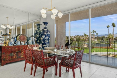 This 3-bed, 3-bath 3rd-floor condo at Desert Island combines on Rancho Mirage Country Club in California - for sale on GolfHomes.com, golf home, golf lot