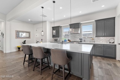 This is a stunning and luxurious Calistoga Farmhouse home. The on Sterling Grove Golf & Country Club in Arizona - for sale on GolfHomes.com, golf home, golf lot