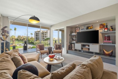 This 3-bed, 3-bath 3rd-floor condo at Desert Island combines on Rancho Mirage Country Club in California - for sale on GolfHomes.com, golf home, golf lot