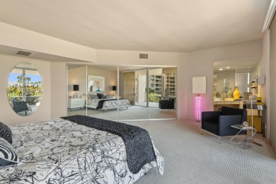 This 3-bed, 3-bath 3rd-floor condo at Desert Island combines on Rancho Mirage Country Club in California - for sale on GolfHomes.com, golf home, golf lot