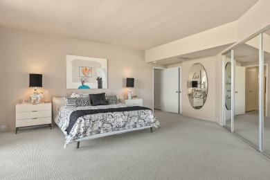 This 3-bed, 3-bath 3rd-floor condo at Desert Island combines on Rancho Mirage Country Club in California - for sale on GolfHomes.com, golf home, golf lot