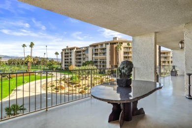 This 3-bed, 3-bath 3rd-floor condo at Desert Island combines on Rancho Mirage Country Club in California - for sale on GolfHomes.com, golf home, golf lot