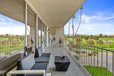 This 3-bed, 3-bath 3rd-floor condo at Desert Island combines on Rancho Mirage Country Club in California - for sale on GolfHomes.com, golf home, golf lot