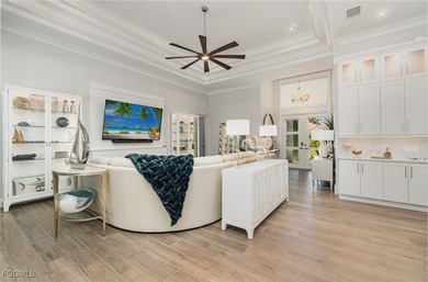 Step into elevated Southwest Cape Coral living where thoughtful on Royal Tee Country Club in Florida - for sale on GolfHomes.com, golf home, golf lot