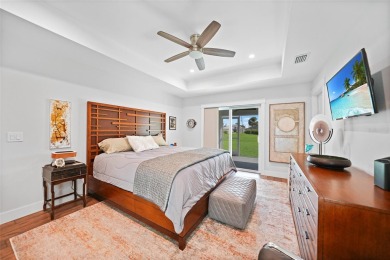 Constructed in 2021, this MODERN-STYLE residence in Rotonda West on Rotonda Golf and Country Club The Palms Course in Florida - for sale on GolfHomes.com, golf home, golf lot