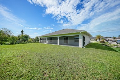 Constructed in 2021, this MODERN-STYLE residence in Rotonda West on Rotonda Golf and Country Club The Palms Course in Florida - for sale on GolfHomes.com, golf home, golf lot