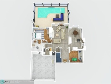 You'll love coming home to this hidden gem on Sailfish Sands on Martin County Golf Course in Florida - for sale on GolfHomes.com, golf home, golf lot
