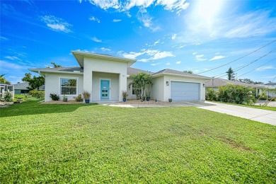 Constructed in 2021, this MODERN-STYLE residence in Rotonda West on Rotonda Golf and Country Club The Palms Course in Florida - for sale on GolfHomes.com, golf home, golf lot