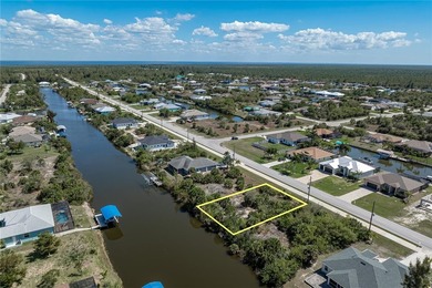 WATERFRONT VACANT LAND IN SOUTH GULF COVE - This waterfront on Rotonda Golf and Country Club - Long Marsh  in Florida - for sale on GolfHomes.com, golf home, golf lot