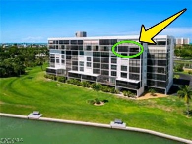 Enjoy Wide Open Unobstructed Bay Views from your 6th floor on Fort Myers Beach and Golf Club in Florida - for sale on GolfHomes.com, golf home, golf lot