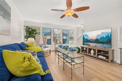 Wake up to peaceful golf course and water views in this on Celebration Golf Club in Florida - for sale on GolfHomes.com, golf home, golf lot