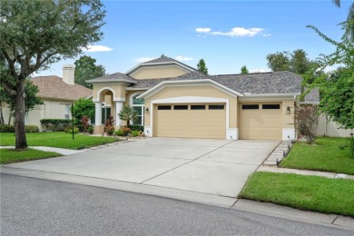 Discover timeless elegance in this stunning, oversized on Westchase Golf Club in Florida - for sale on GolfHomes.com, golf home, golf lot