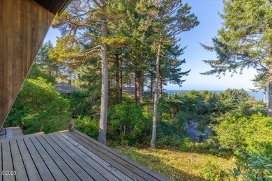 Breathtaking ocean view home located on a generous .36 acre lot on Salishan Spa and Golf Resort in Oregon - for sale on GolfHomes.com, golf home, golf lot