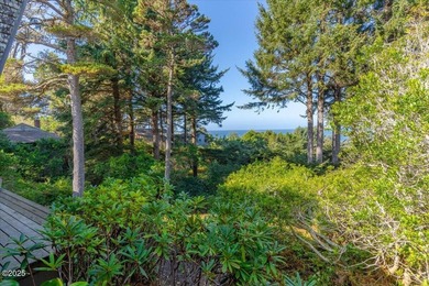 Breathtaking ocean view home located on a generous .36 acre lot on Salishan Spa and Golf Resort in Oregon - for sale on GolfHomes.com, golf home, golf lot