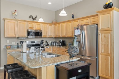 This 2 bedroom and 2 bathroom immaculate ranch townhome with 10 on Tournament Club of Iowa in Iowa - for sale on GolfHomes.com, golf home, golf lot
