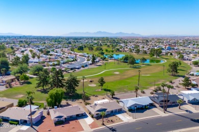 What a gem in Sun City! This home sits on a prime north/south on Sun City South Golf Course in Arizona - for sale on GolfHomes.com, golf home, golf lot