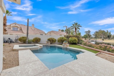 Waterfront home overlooking the 5th green of Ocotillo Golf on Ocotillo Golf Resort  in Arizona - for sale on GolfHomes.com, golf home, golf lot