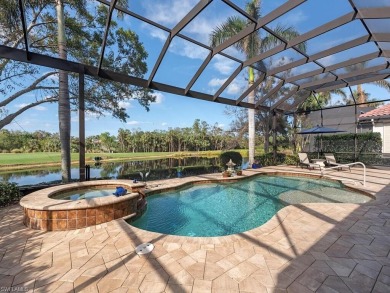 Expansive lake, golf and preserve views are the first thing you on Shadow Wood Preserve in Florida - for sale on GolfHomes.com, golf home, golf lot