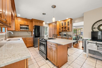 Welcome to this beautifully updated traditional two-story home on Foxcliff Golf Club in Indiana - for sale on GolfHomes.com, golf home, golf lot